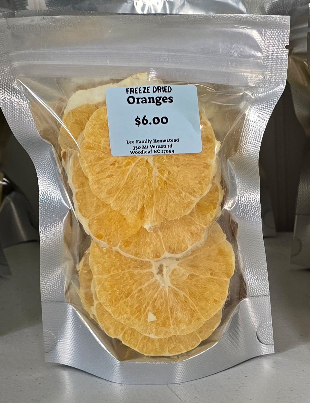 Freeze Dried Oranges