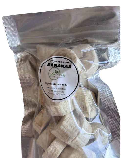 Freeze Dried Bananas